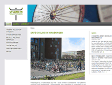 Tablet Screenshot of cyclinginwageningen.nl